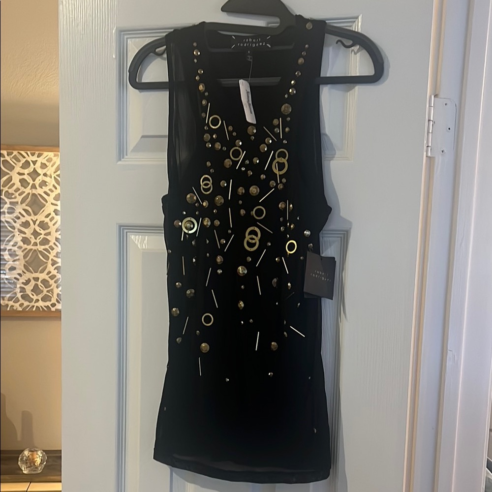 NWT Robert Rodriguez Black Tank Top
